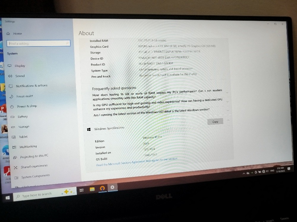 DELL XPS15 - 6