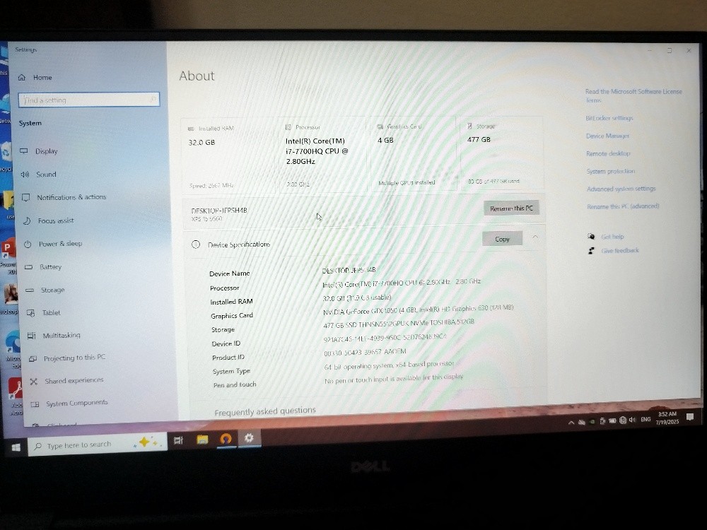 DELL XPS15 - 5