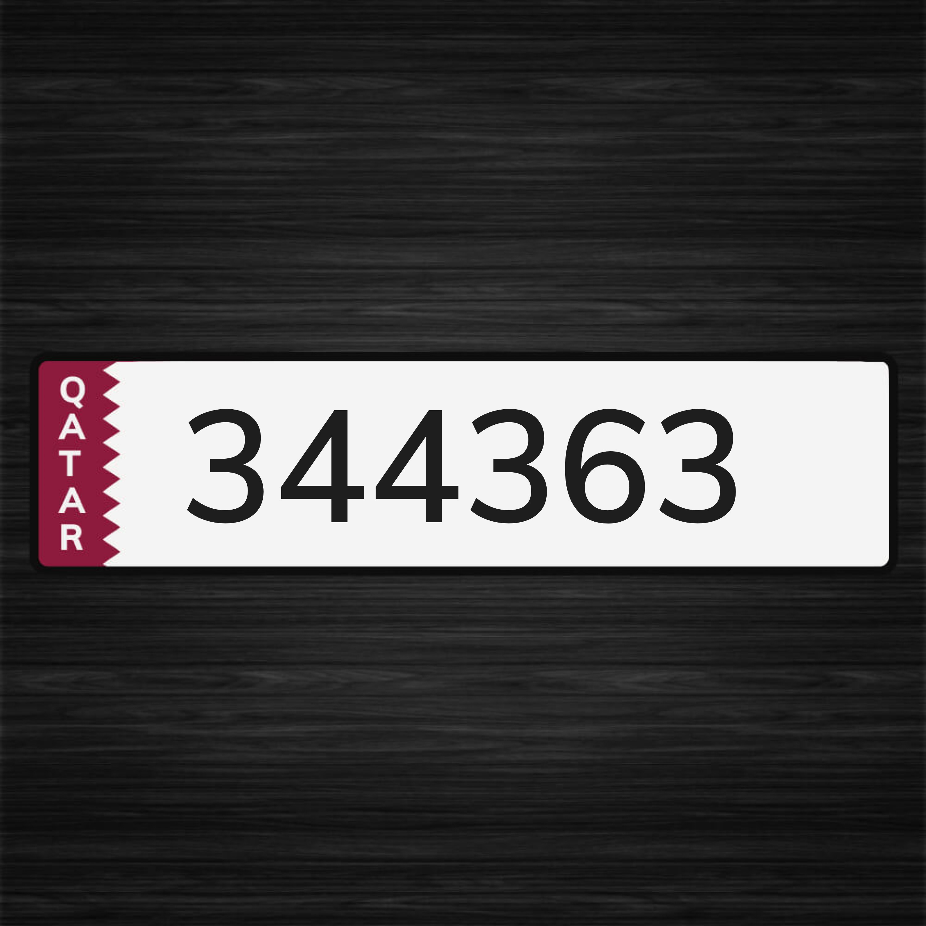 car plate - 1