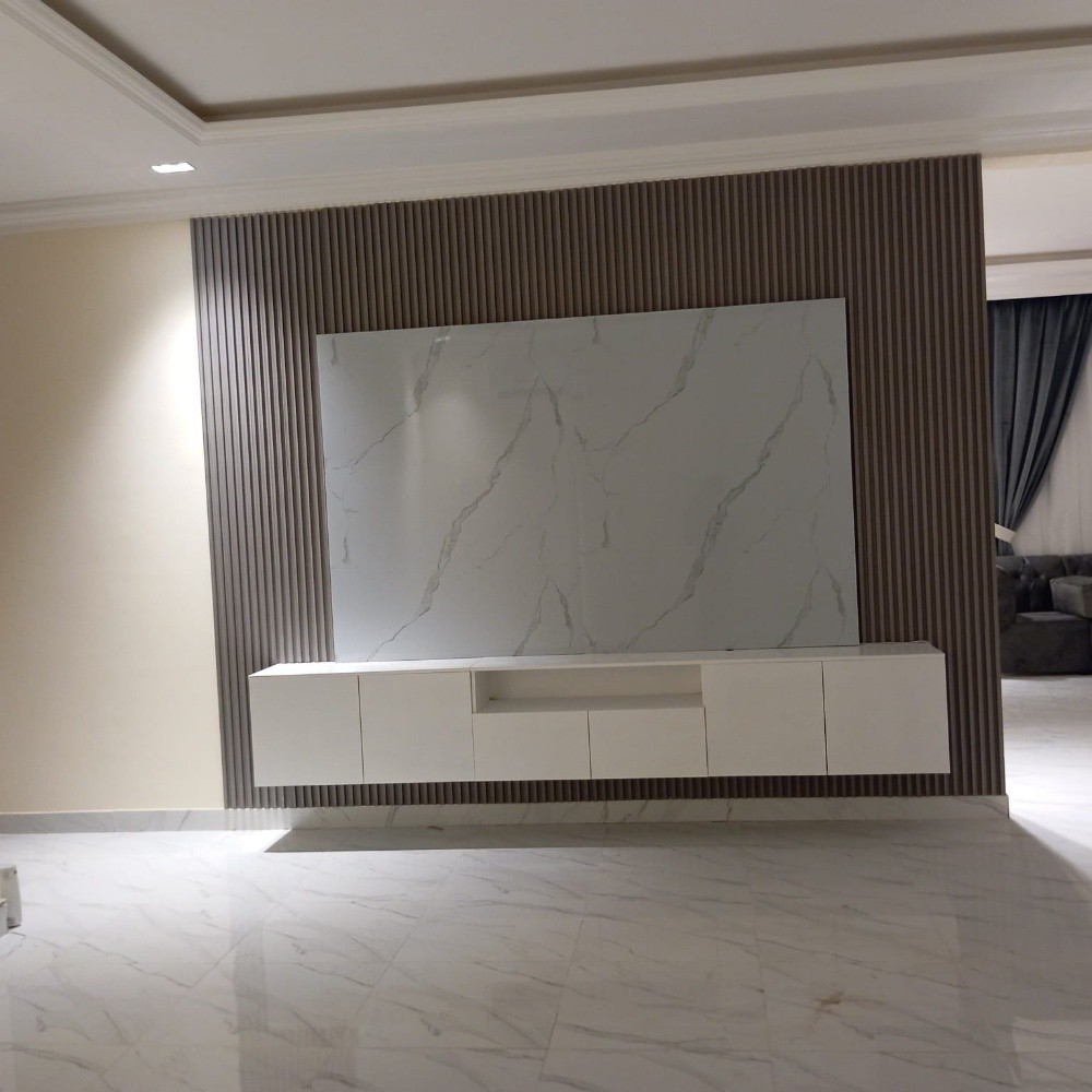 wall panel with tv box - 12
