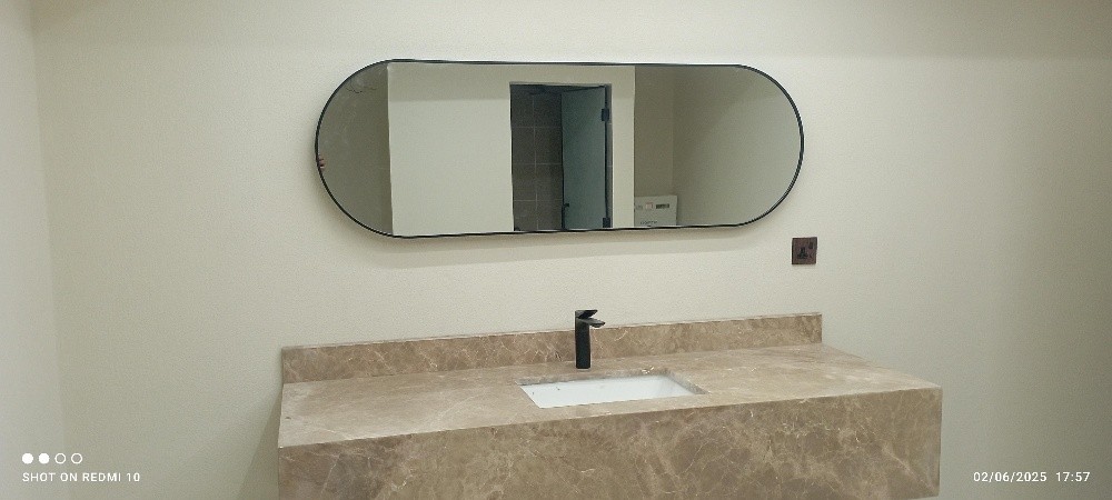Mirror glass L E D lite digain - 2