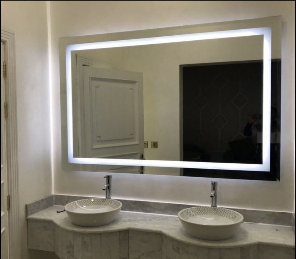 Mirror glass L E D lite digain - 6