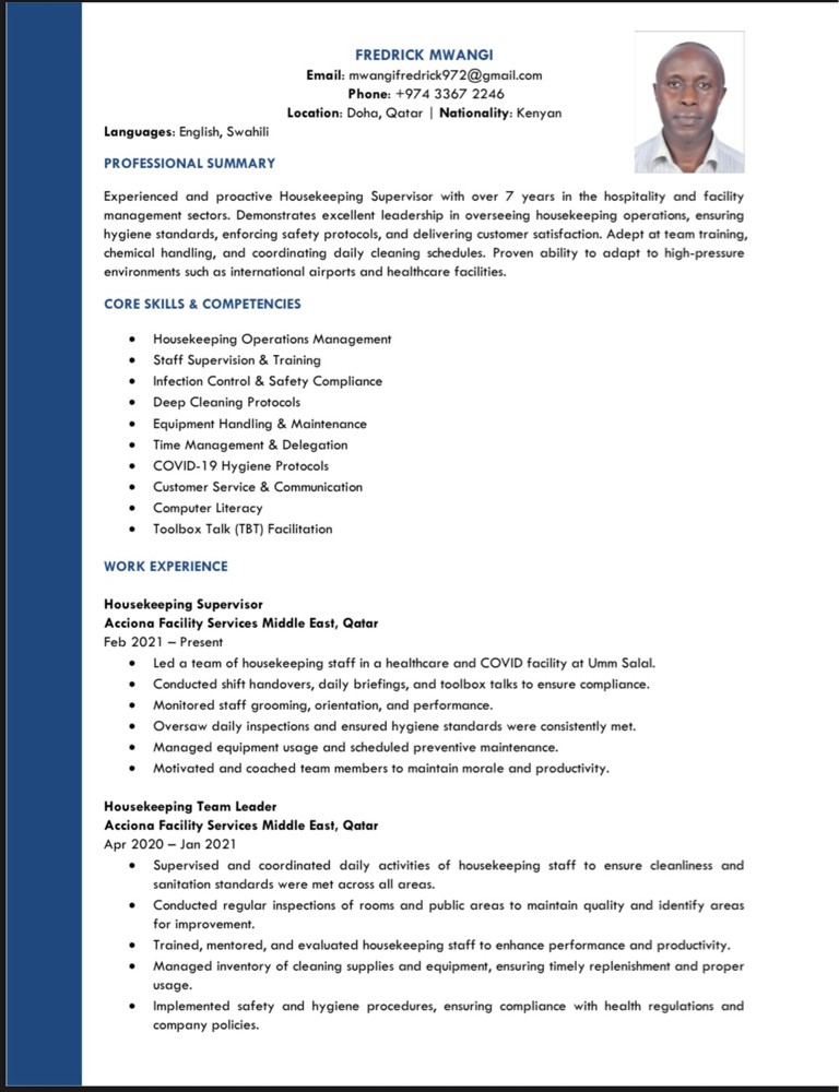 Fredrick Mwangi  - 1