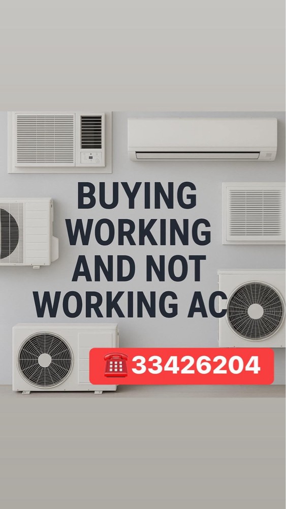 buying all kind of AC - 1