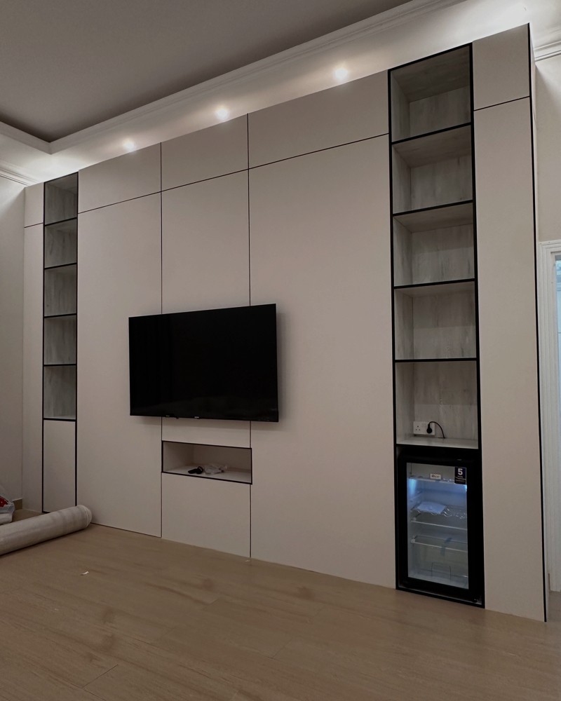 Tv Decor, Curtain, Sofa , Wallpaper - 28