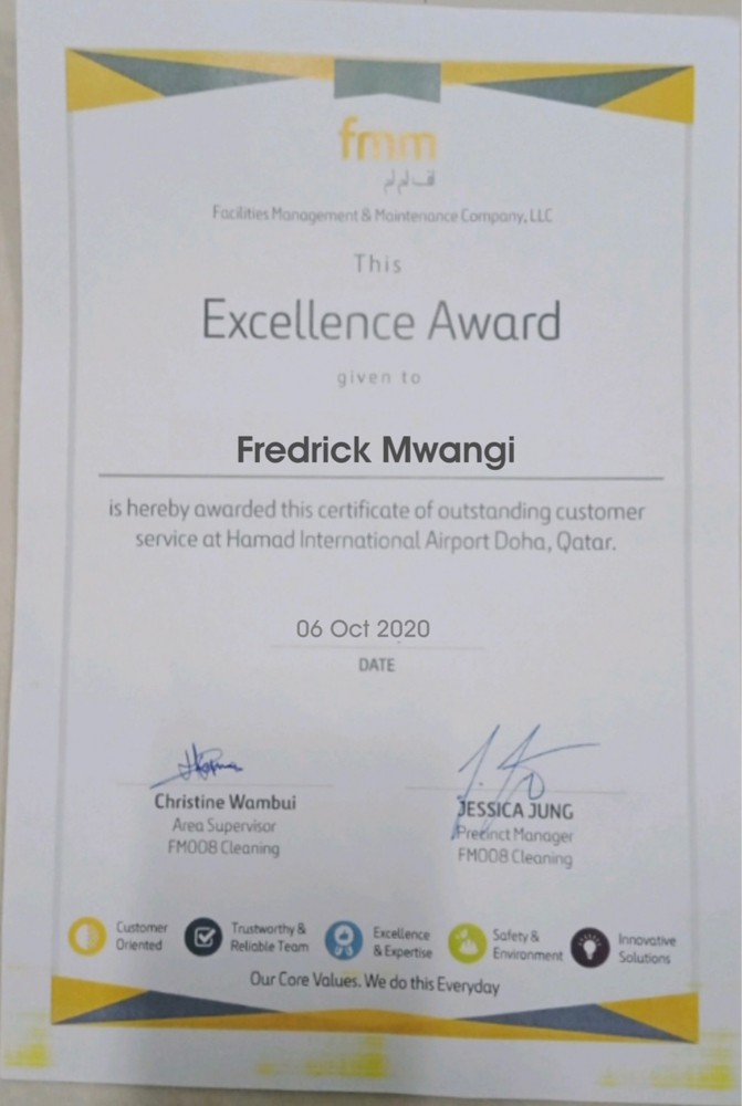 Fredrick Mwangi  - 3