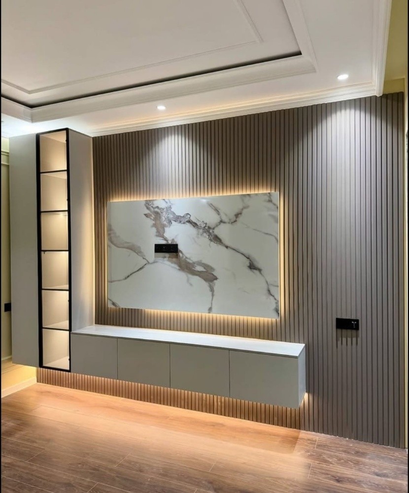Tv Decor Coupboard Curtains Etc - 1