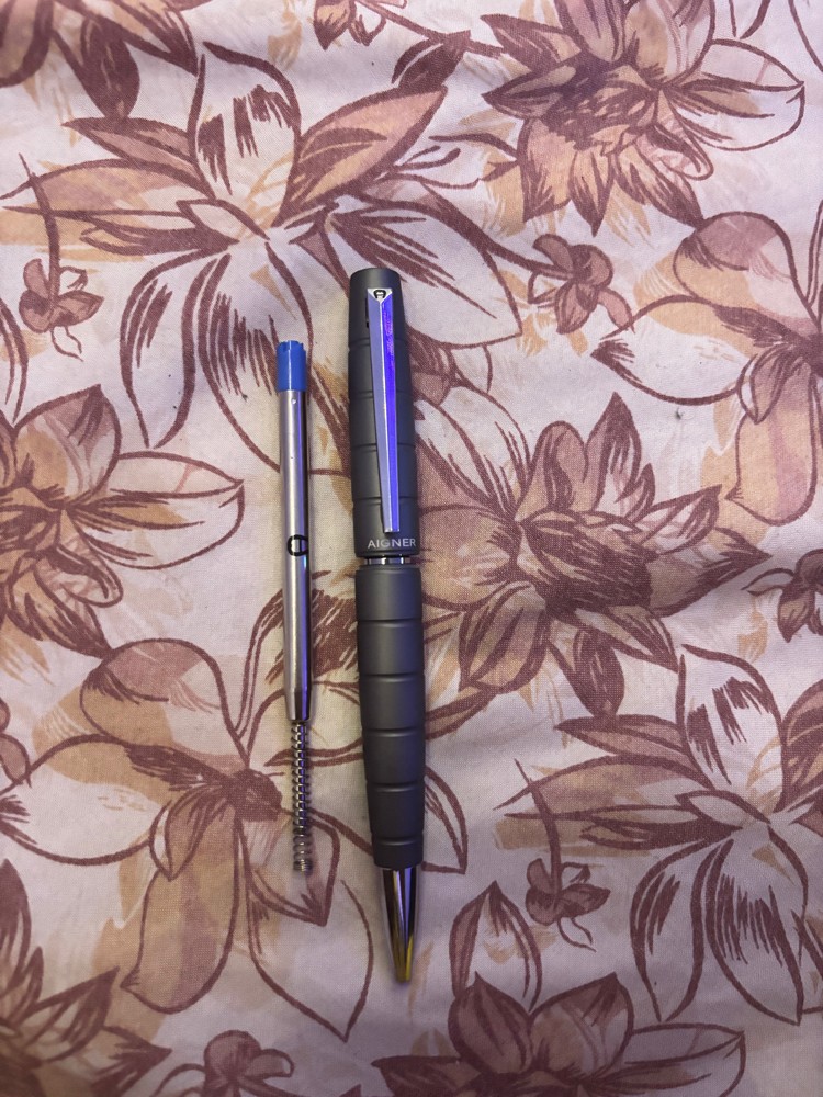 AIGNER pen silver colour  - 1