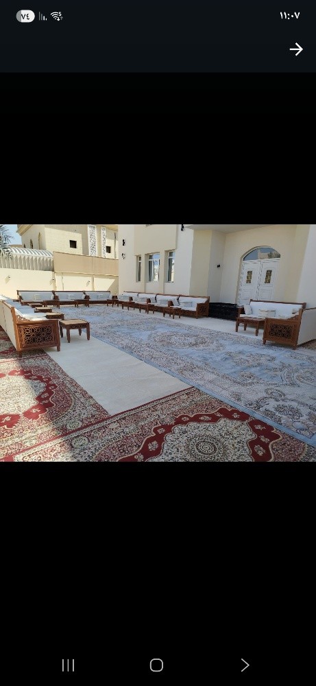 Moroccan sofas, wool and leather - 15
