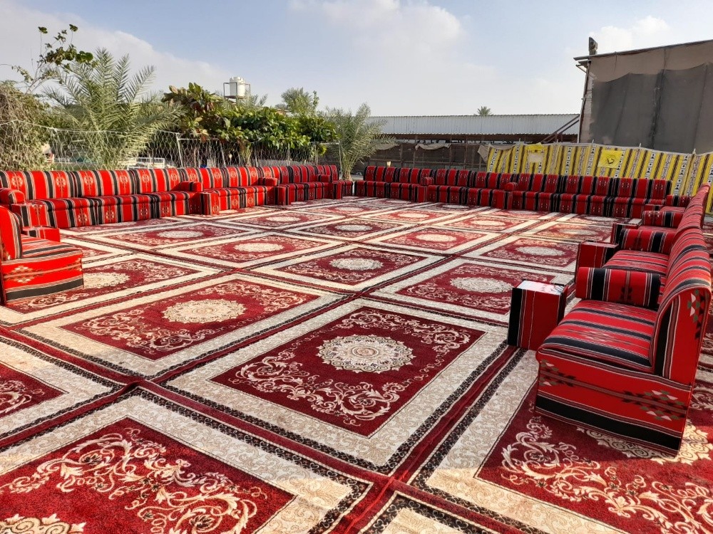 Moroccan sofas, wool and leather - 10