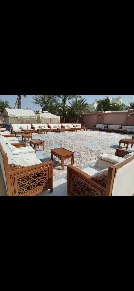 Moroccan sofas, wool and leather - 13