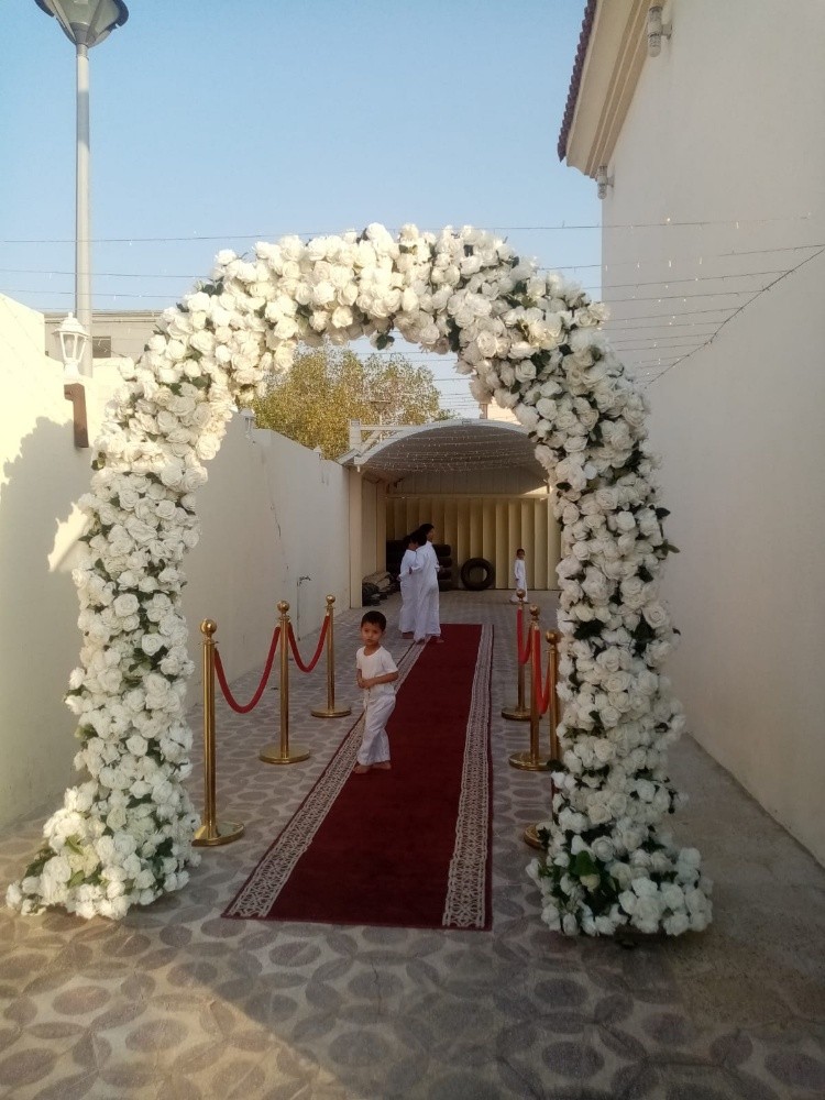 قوس ورد وممرات للافراح والمناسبات - 11