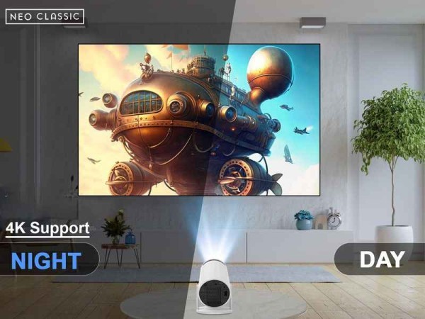 Android Smart HD WiFi Projector - 9