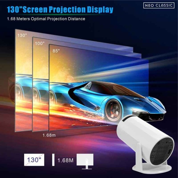 Android Smart HD WiFi Projector - 4