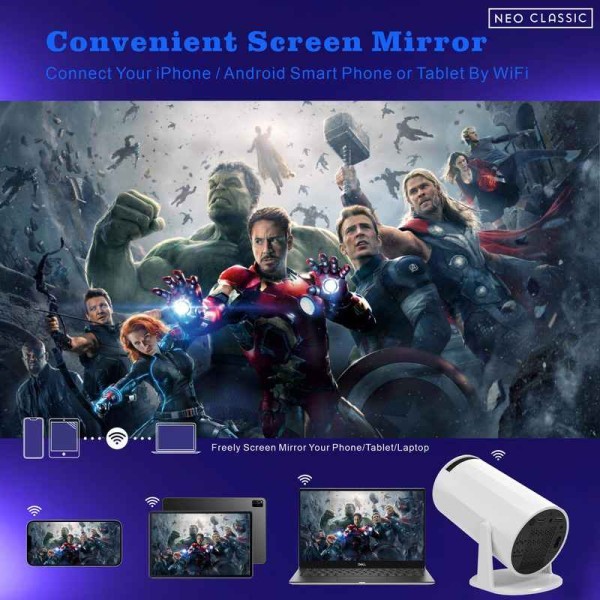 Android Smart HD WiFi Projector - 2