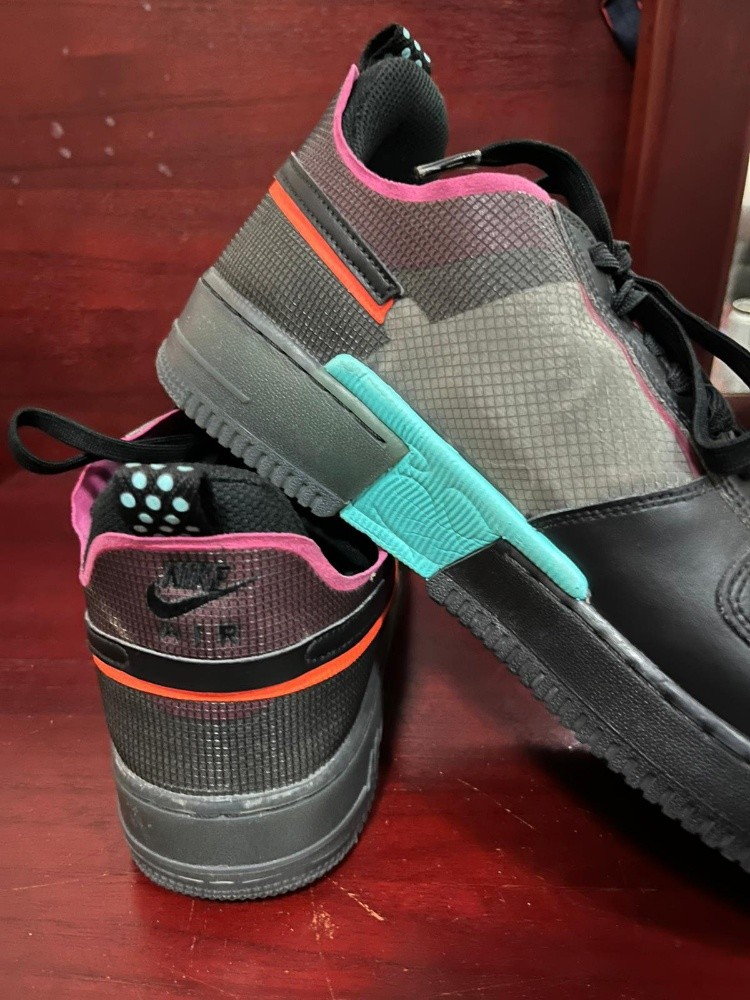 Air Force 1 React Black Pink - 4