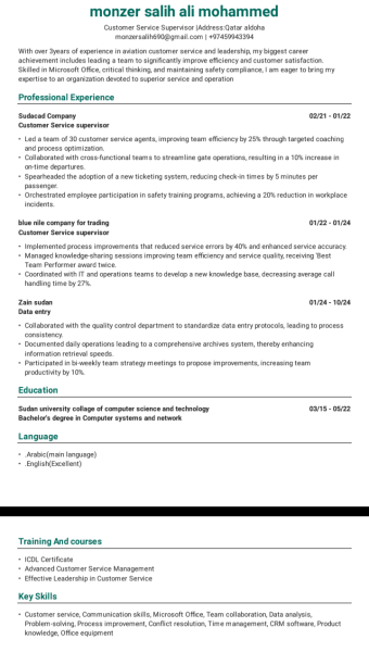 Customer service - 1