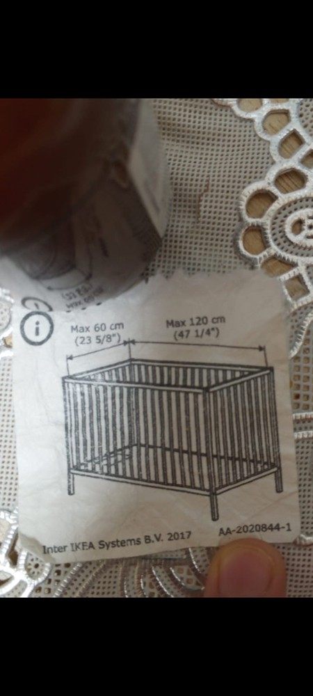 baby bed with mattress - 1