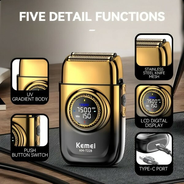 Kemei T228  Smooth Electric Shave - 2