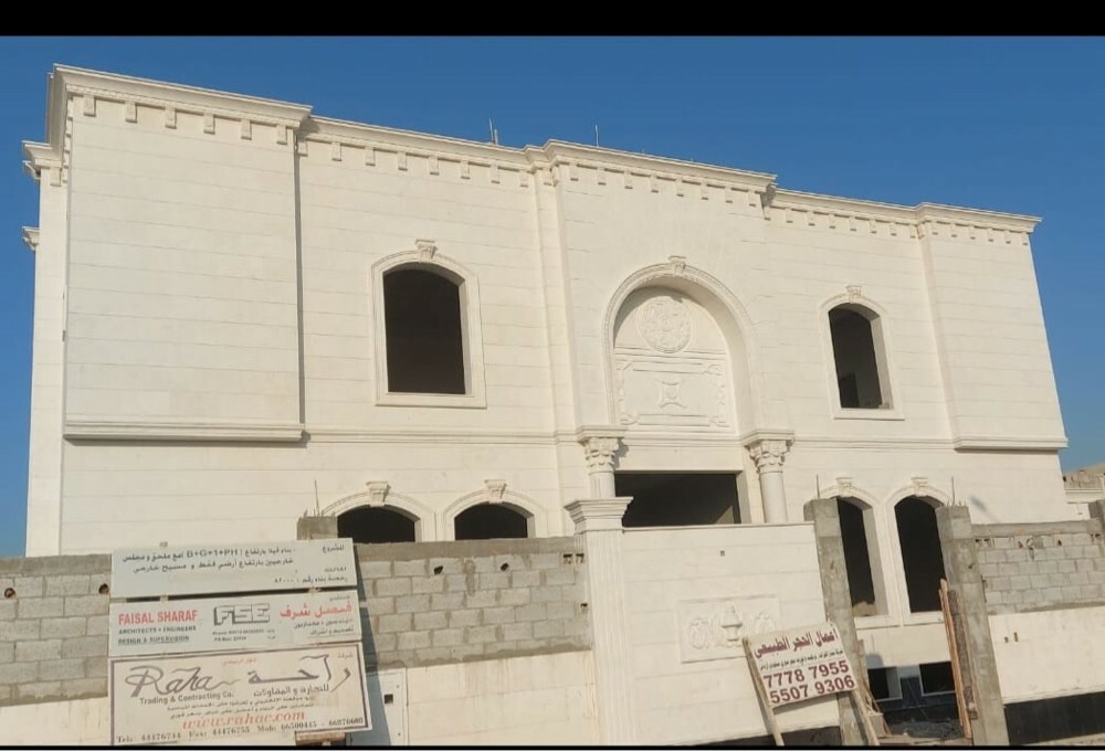 منارة قصر توريد وتركيب حجر طبيعي - 5