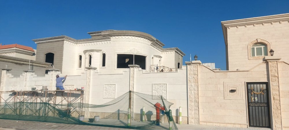 منارة قصر توريد وتركيب حجر طبيعي - 3