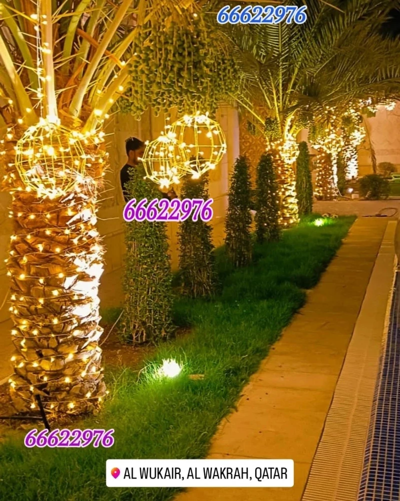 Arabian wedding lighting qatar - 9