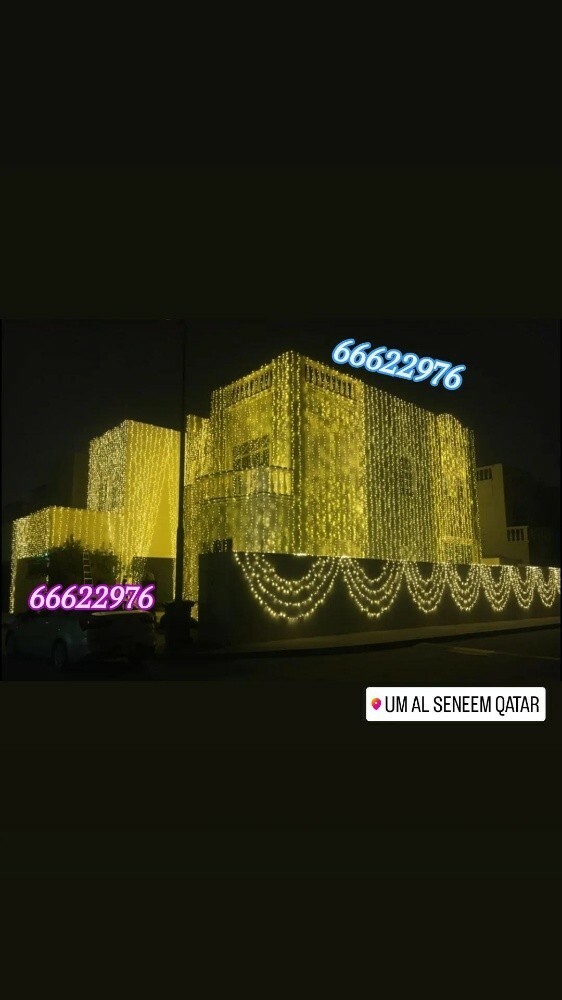 Arabian wedding lighting qatar - 7