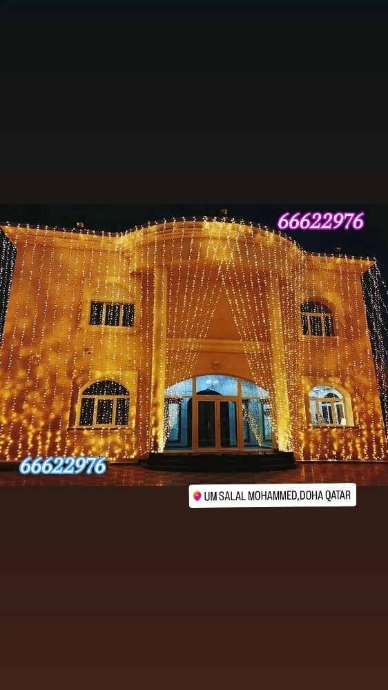 Arabian wedding lighting qatar - 6