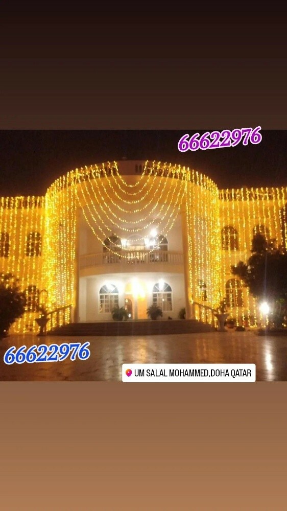 Arabian wedding lighting qatar - 1