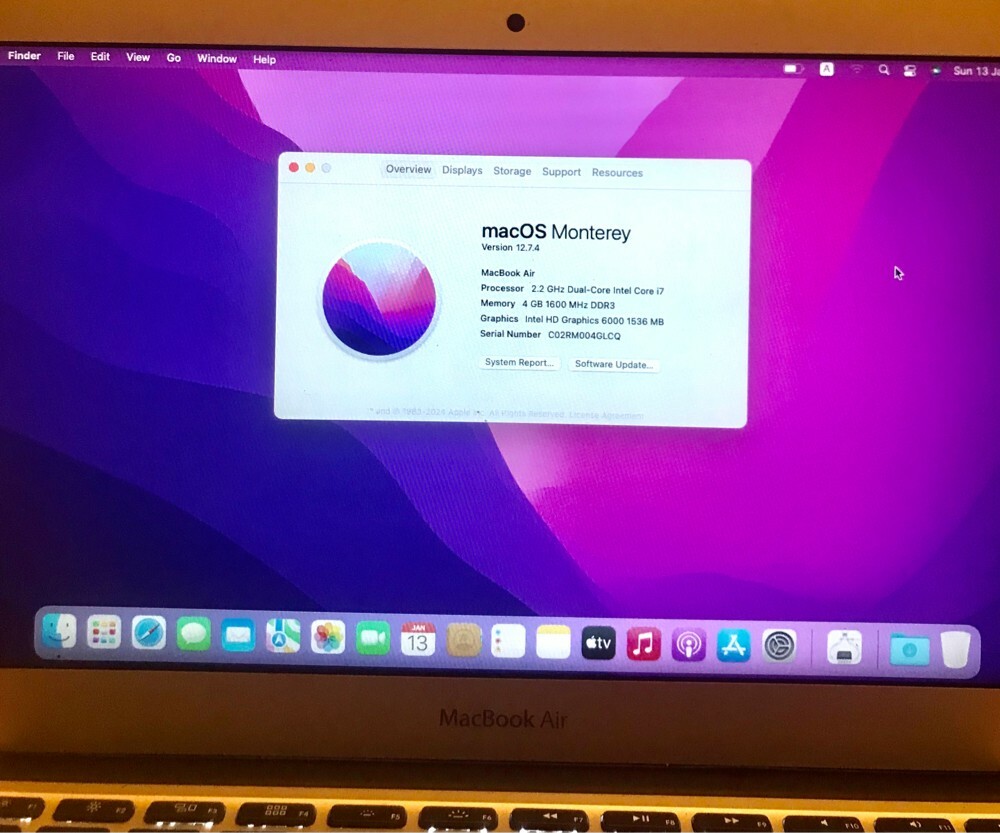 MacBook Air core i7 original USA  - 4
