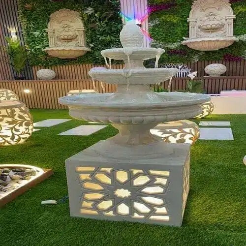 تنفيذ شلالات ونوافير . - 5