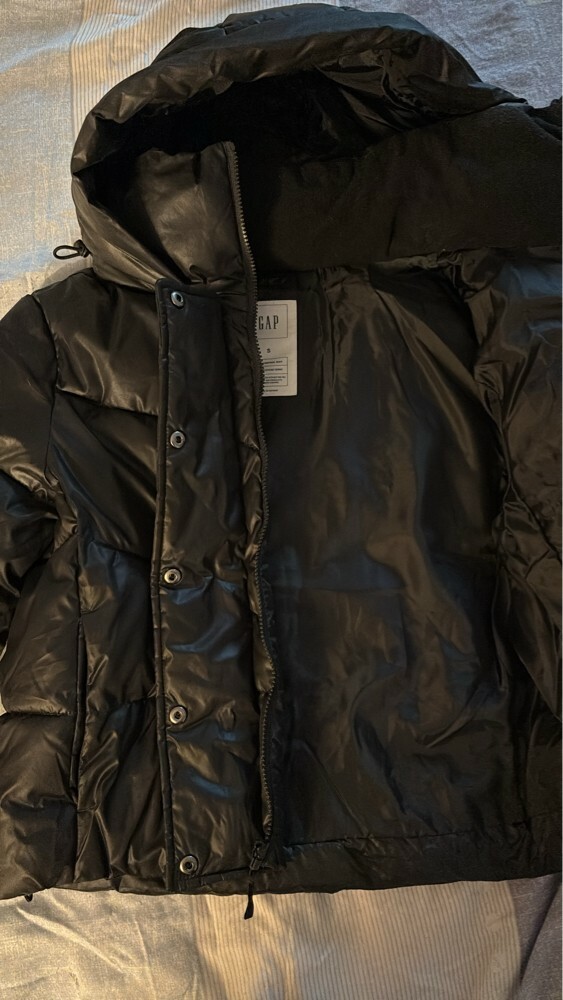 puffer-jacket BLACK GAP - 1