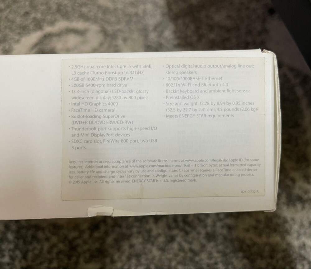 MacBook Pro 2012 Full set  - 8