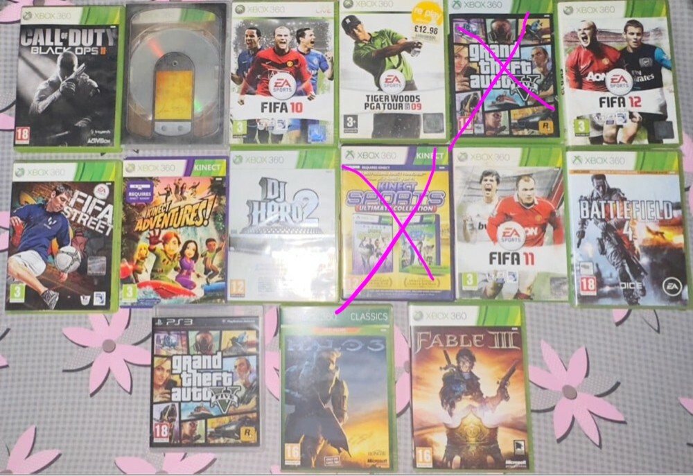 Xbox 360 games CD - 1