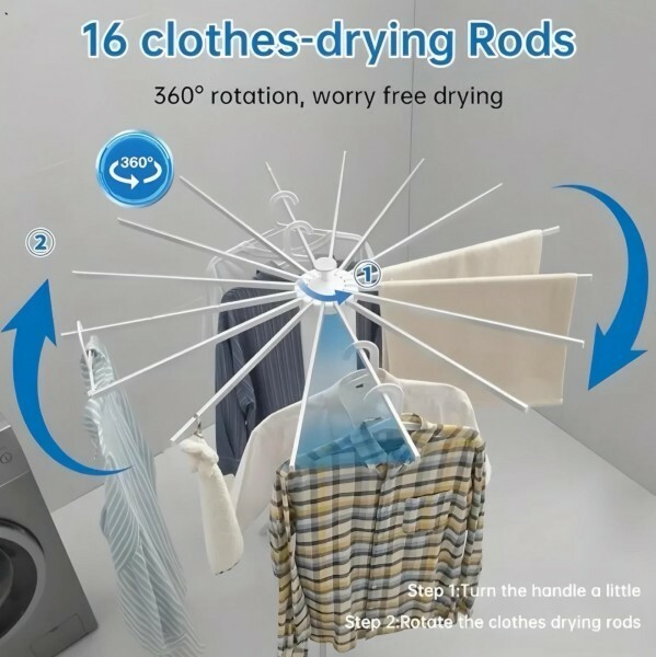 Foldable Clothes Rack - 4