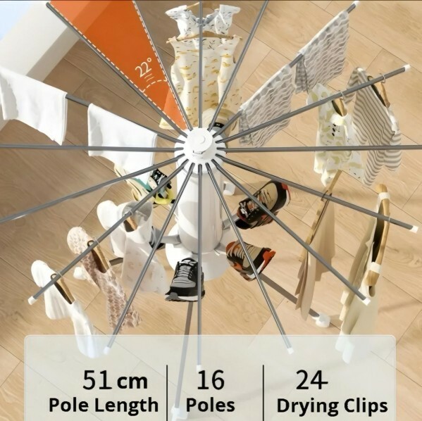 Foldable Clothes Rack - 5