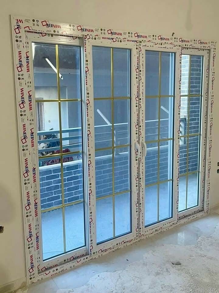 UPVC aluminum stell wood glass - 1