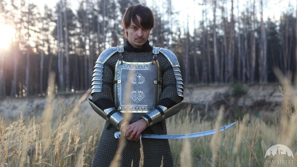Islamic stain steel armour - 1
