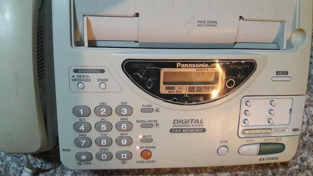 Fax Machine (Panasonic) - 4