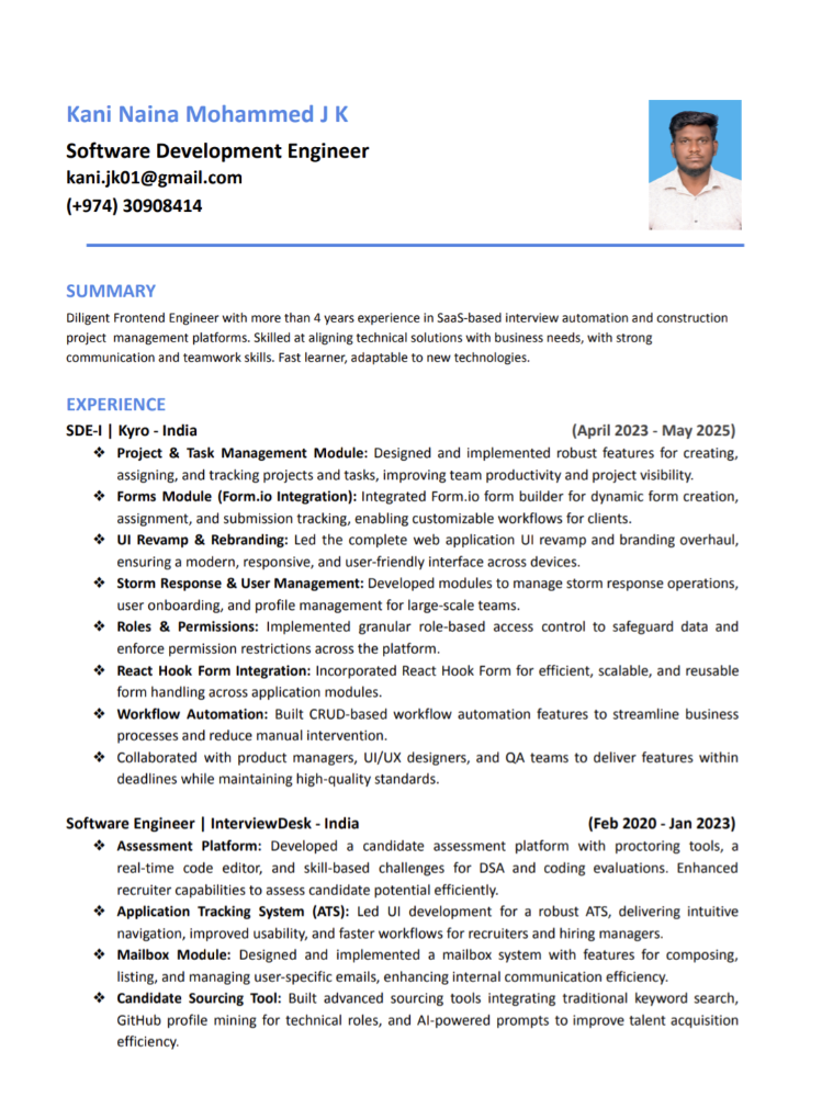 seeking for frontend developer - 1