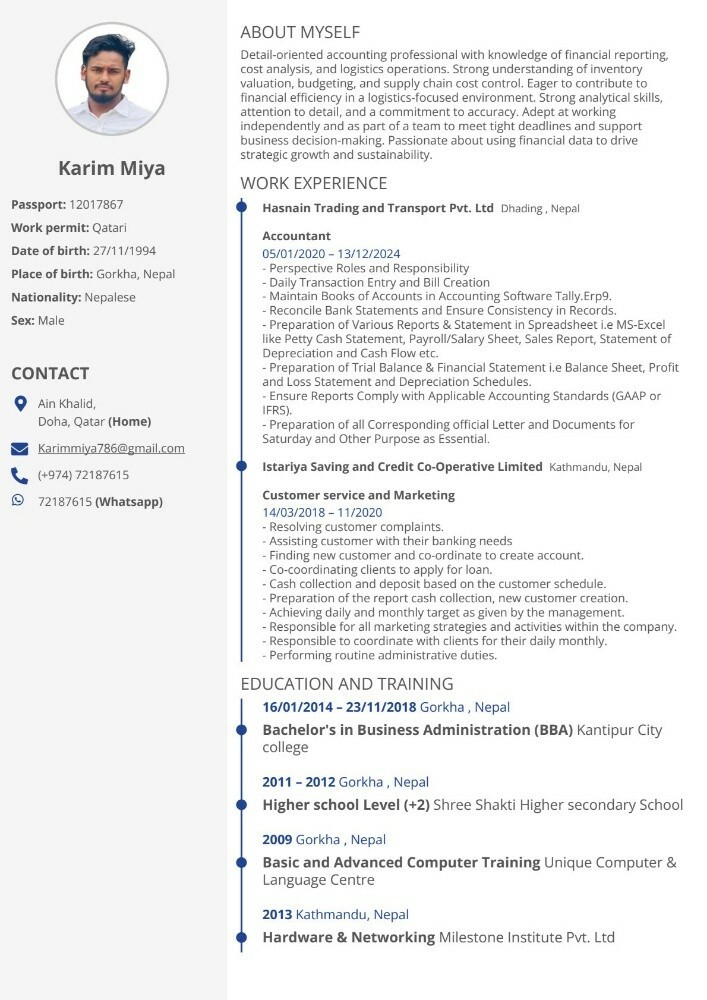 i am looking for a job with valid - 1