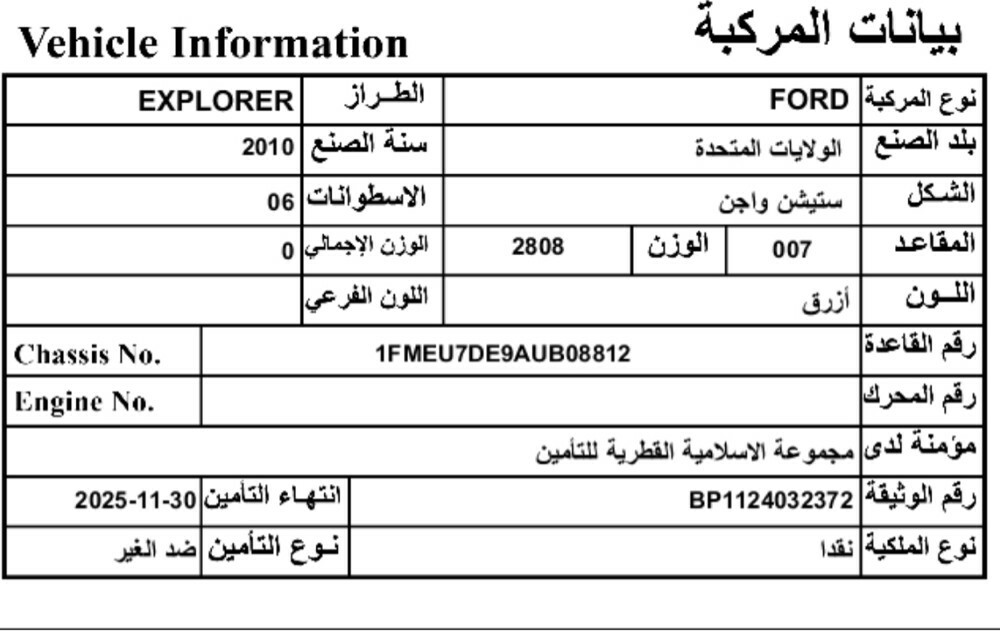 Ford explorer 2010 - 7