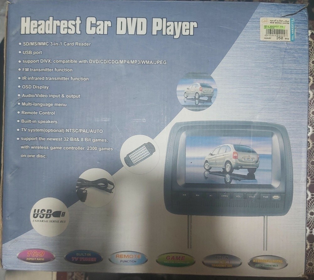 car dvd top chair mount - 1
