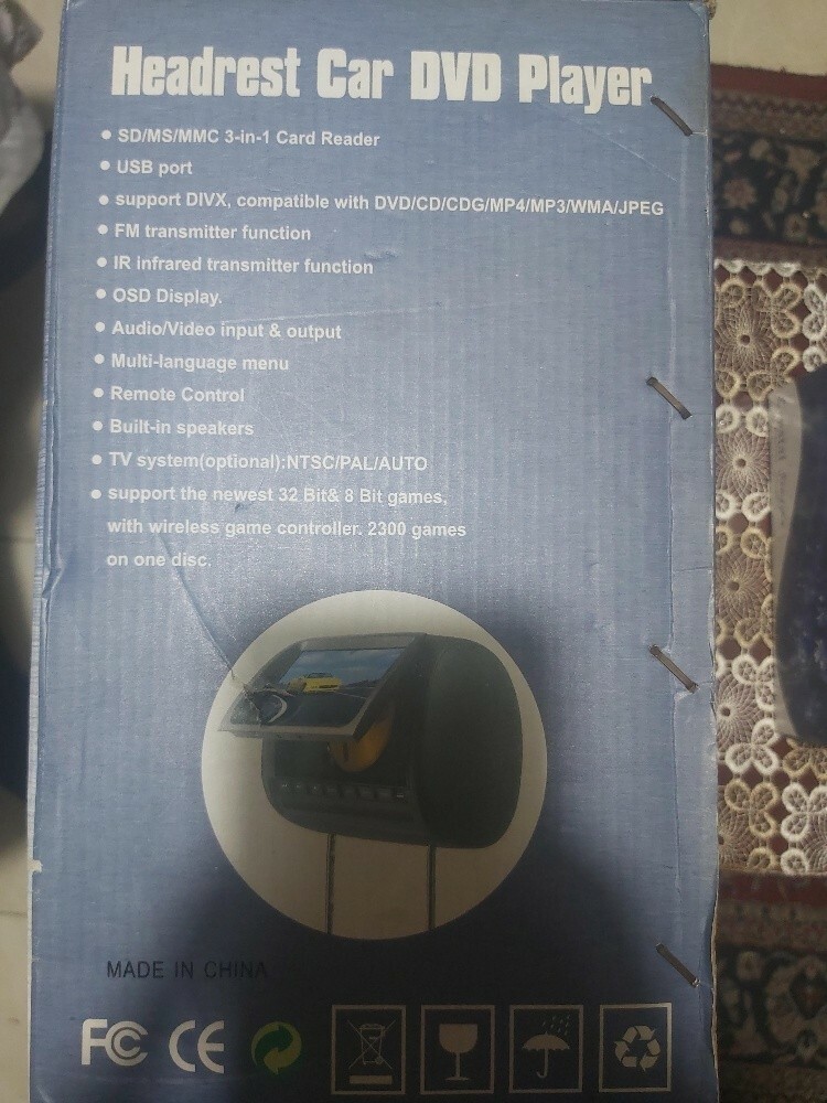 car dvd top chair mount - 2