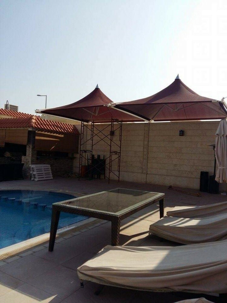 عمل المظلات والبراكن - 2