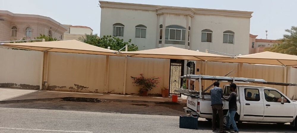عمل المظلات والبراكن - 5
