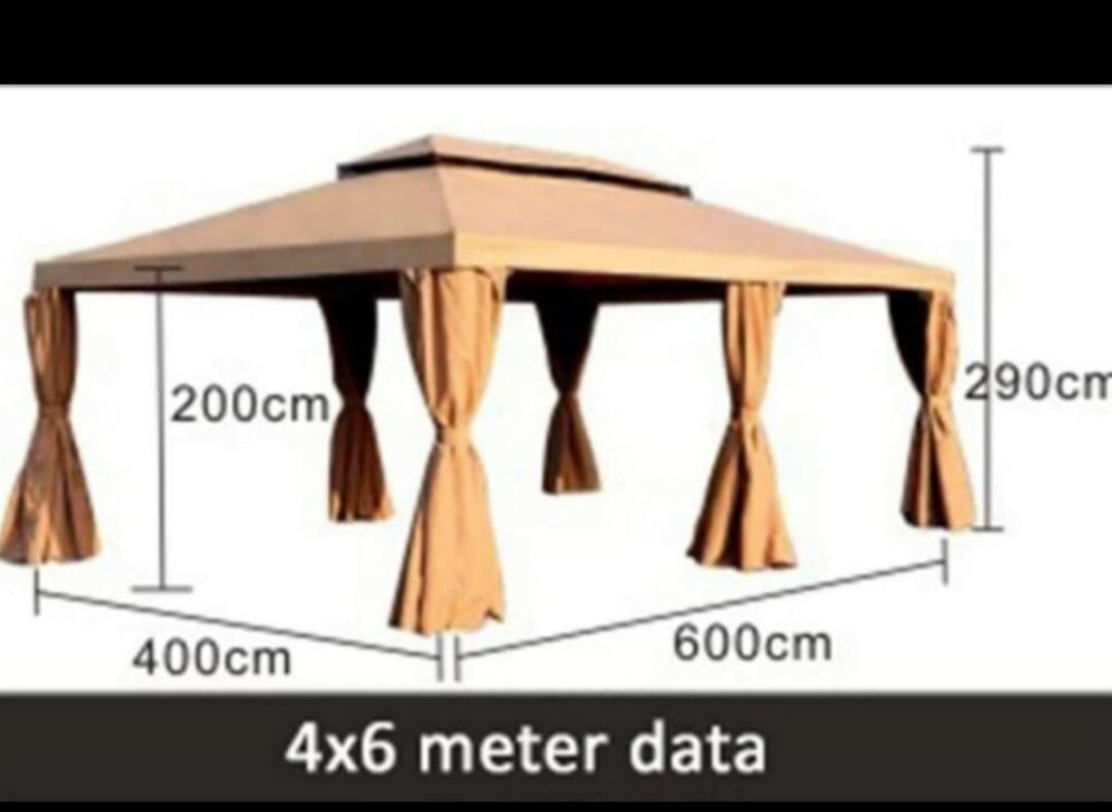 new tent 4/6 meter - 10