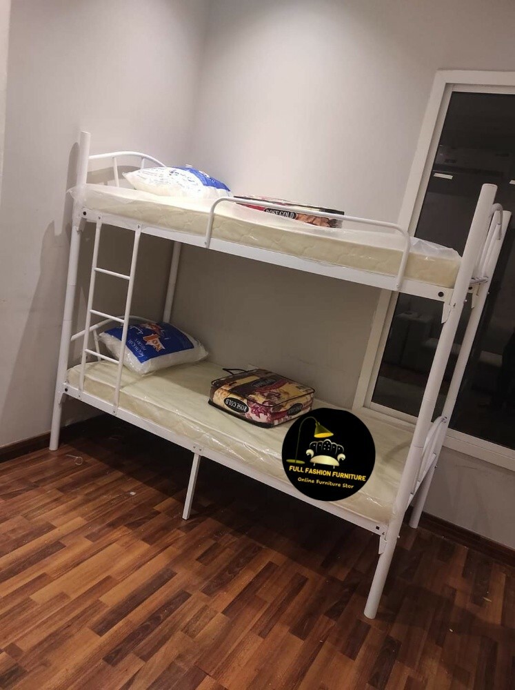 steel double bed - 5