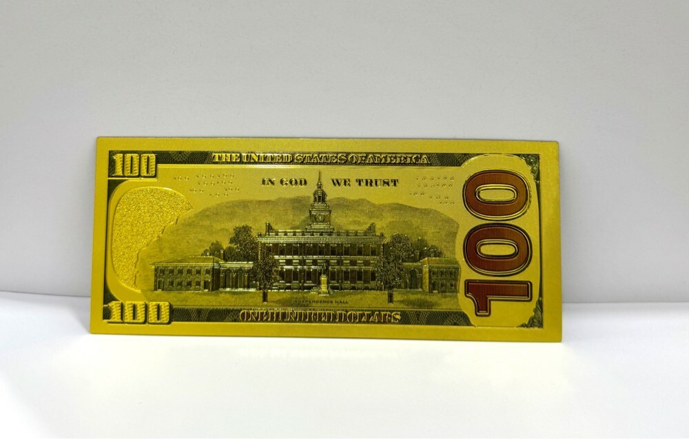 golden  100 Dolar - 4