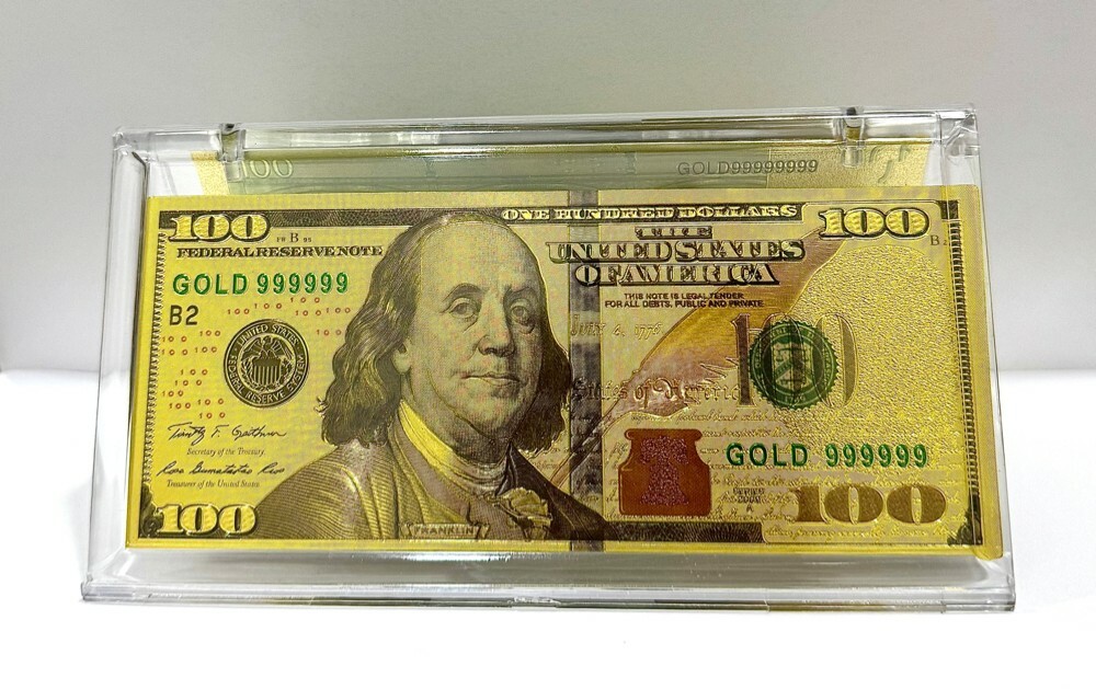golden  100 Dolar - 2